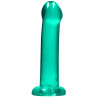 Gode Rody Crystal RealRock 16 x 4cm Vert