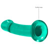 Gode Rody Crystal RealRock 16 x 4cm Vert