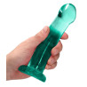 Gode Rody Crystal RealRock 16 x 4cm Vert