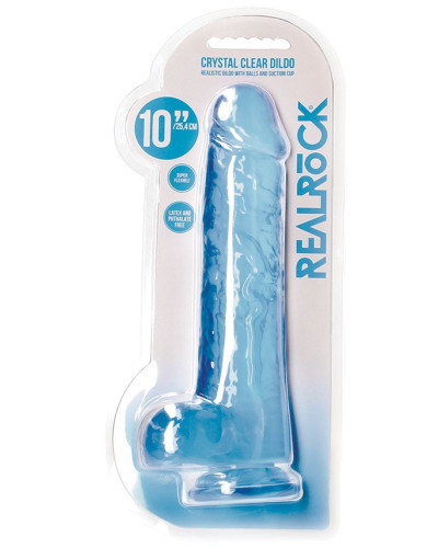 Gode Crystal Clear Bleu 21 x 5.5cm