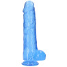 Gode Crystal Clear Bleu 21 x 5.5cm
