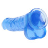 Gode Crystal Clear Bleu 21 x 5.5cm
