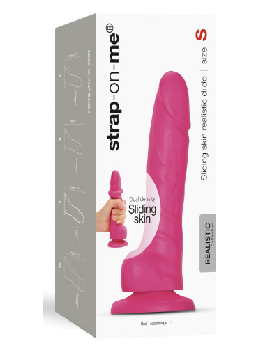 Gode Sliding Skin Strap-On-Me S 13 x 3.7cm Rose