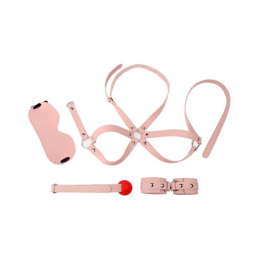 Kit d'Initiation BDSM Obedience 4 Pièces Rose
