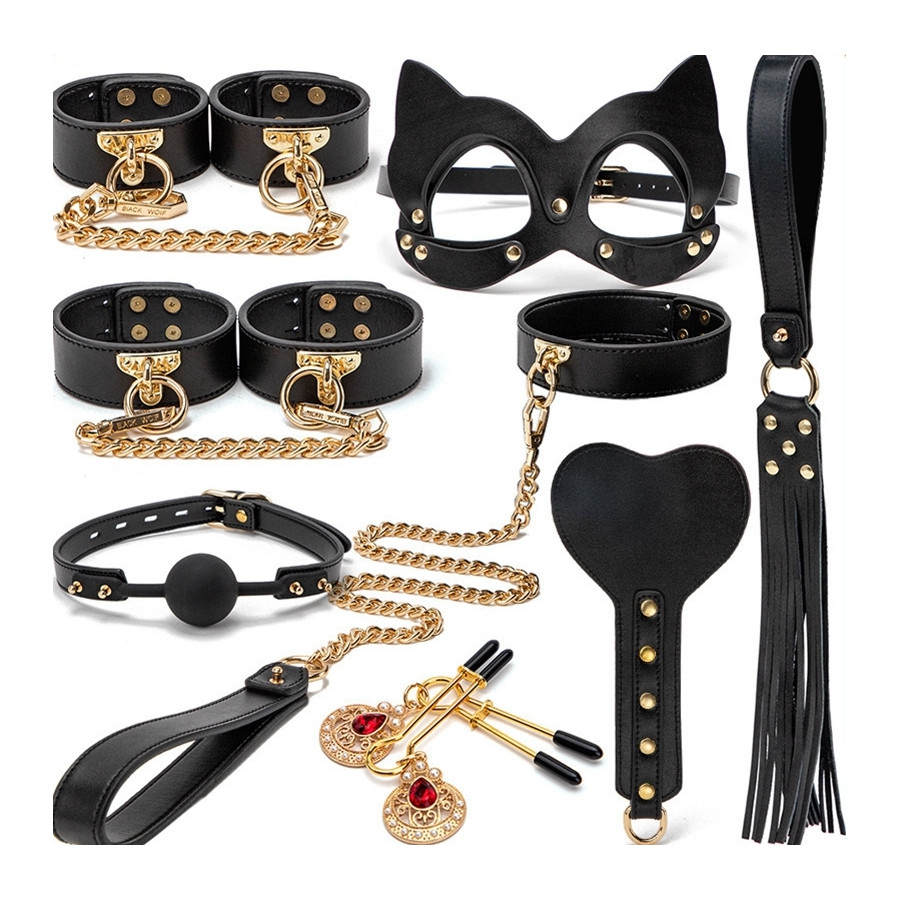 Coffret SM Bondage 8 Pièces Noir