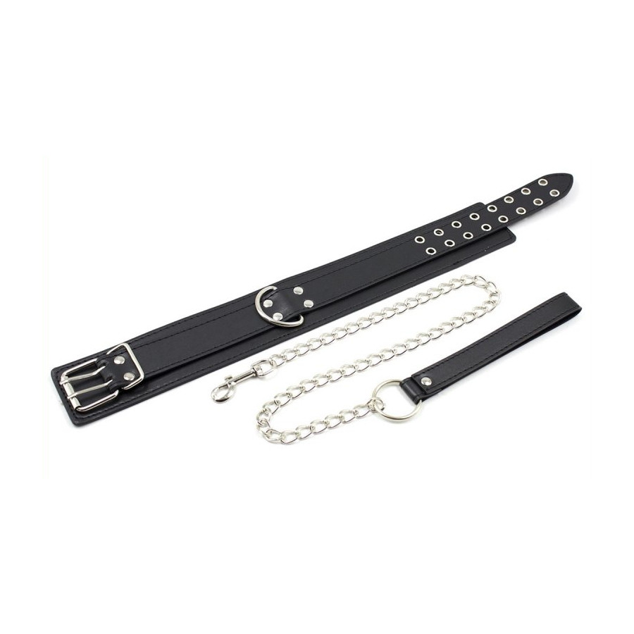 Kit Menottes et Collier Double Pin Noir