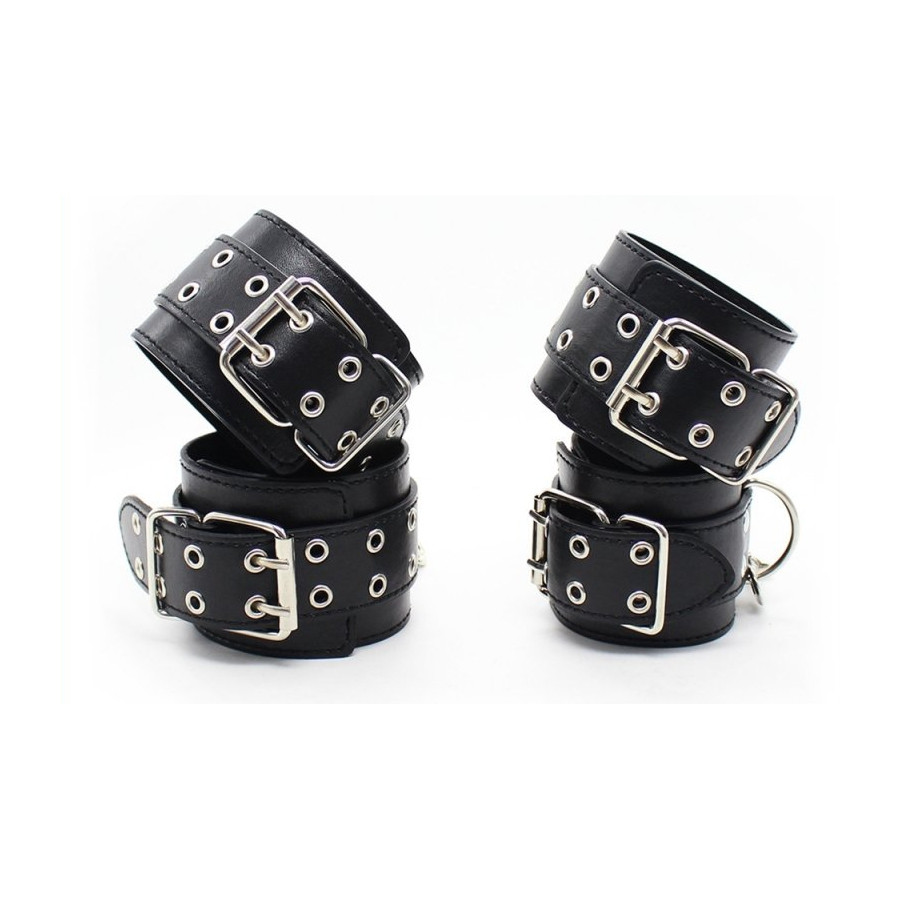 Kit Menottes et Collier Double Pin Noir