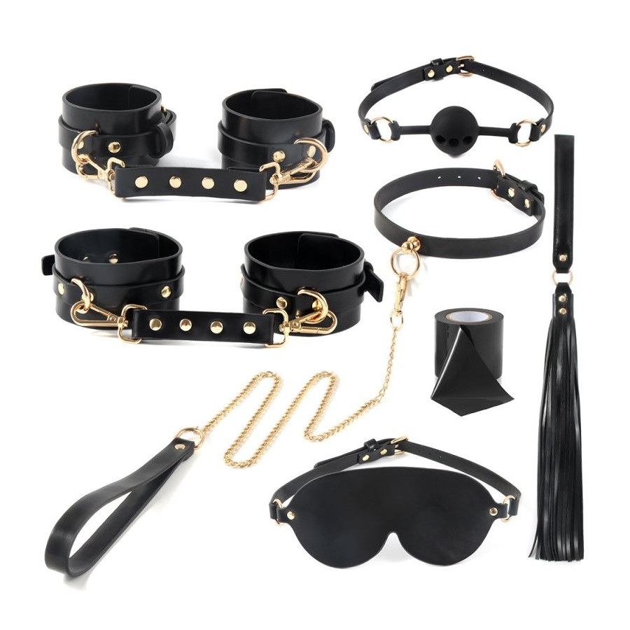 Kit d'accessoires SM avec sacoche 7 Pièces Noir