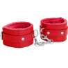 Menottes de poignet Plush Rouge