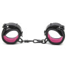 Menottes Noir-Rose