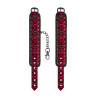 Menottes de poignets Luxury Rouge