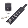 Menottes en cuir pour chevilles Noir