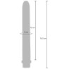 Embout de lavement avec Flexible The Cleaner 15 x 2cm
