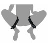 Entraves en cuir Cuisses/Chevilles