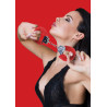 Menottes Pleasure Furry Rouges