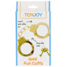 Menottes en métal Fun Cuffs dorées
