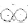 Menottes de poignets Hex 15cm