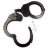 Menottes en métal Double Lock Noires