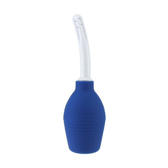 Poire de lavement Douche Anale Bleue 2 - Insertion 12 x 2cm