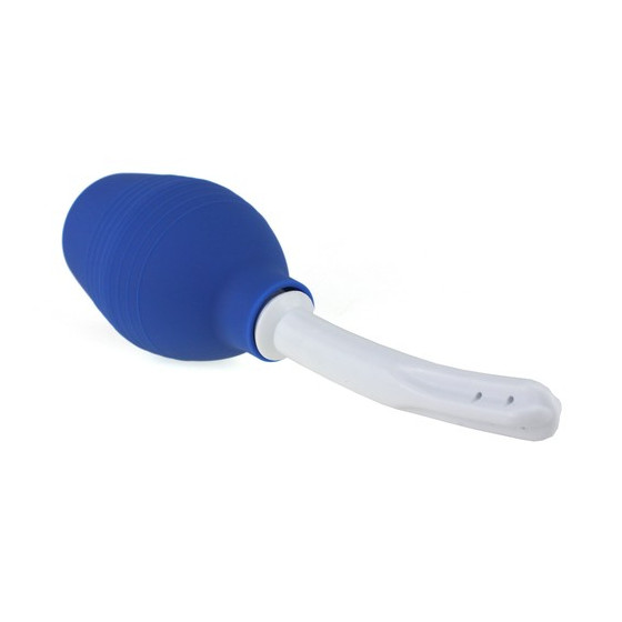 Poire de lavement Douche Anale Bleue 2 - Insertion 12 x 2cm