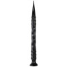 Gode Pointed Twist L 65 x 5 cm Noir