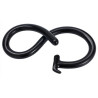 Gode long Mega Snake 100 x 3cm Noir