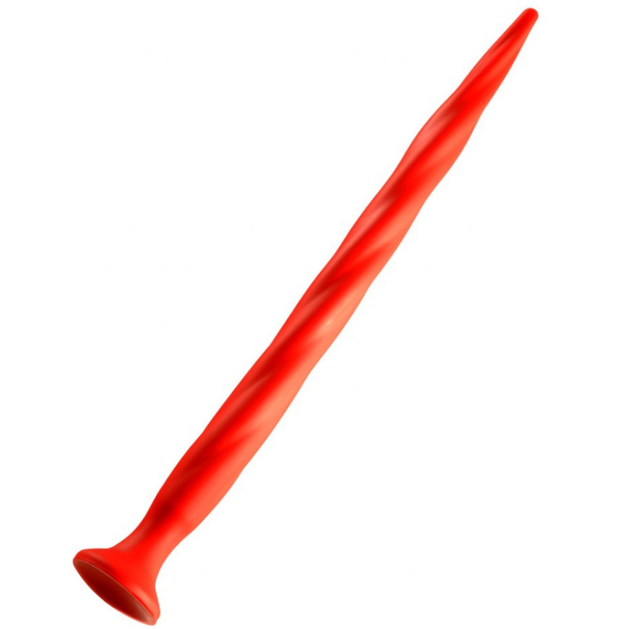 Gode long Stretch Worm N°3 - 48 x 3.7cm Rouge Gode long Stretch Worm N°3 - 48 x 3.7cm Rouge
