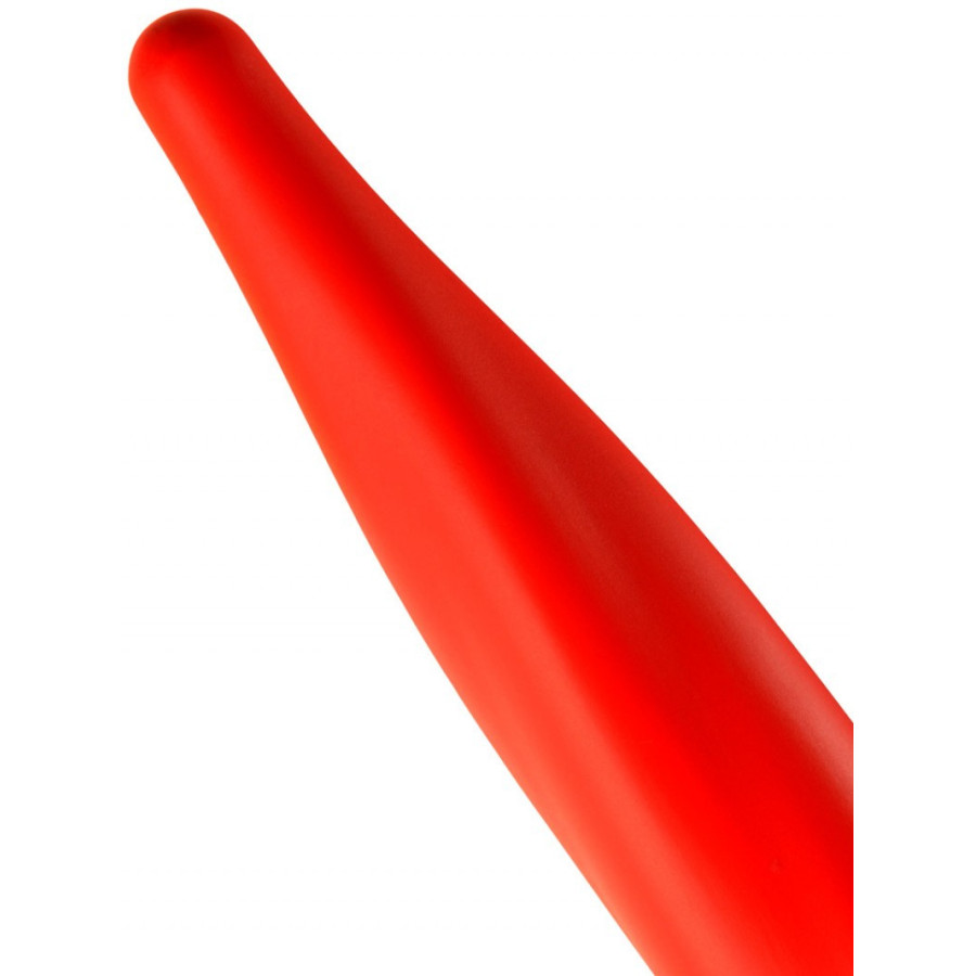 Gode long Stretch Worm N°3 - 48 x 3.7cm Rouge