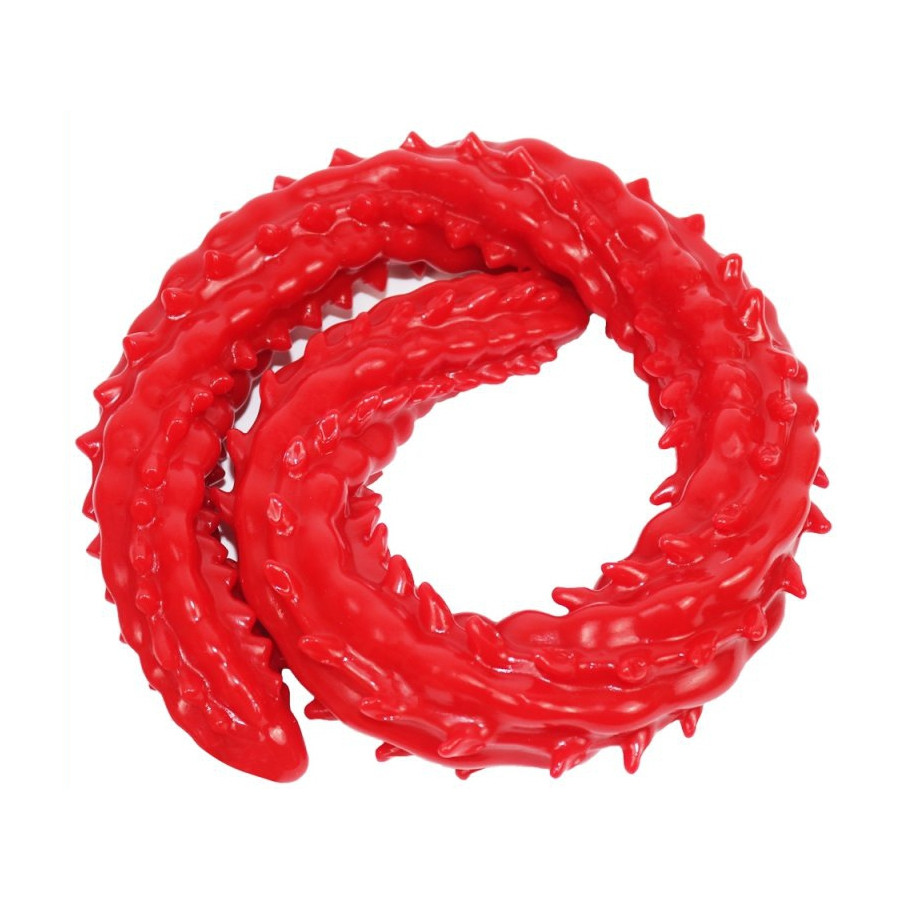 Gode long Barded 60 x 4cm Rouge Gode long Barded 60 x 4cm Rouge