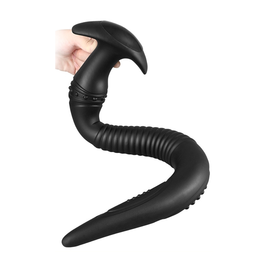 Gode long Vikaelis L 55 x 5.5cm Noir