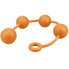 Boules anales en silicone Ass Orange 50 x 5.5cm