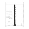 Gode long Stacked Anal Snake L 50 x 3.5cm