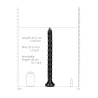 Gode long Scaled Anal Snake M 40 x 3.5cm