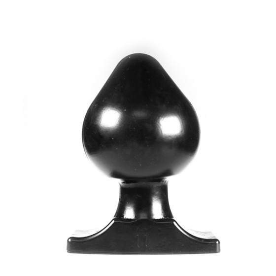 Plug XXL All Black 16 x 11 cm Noir