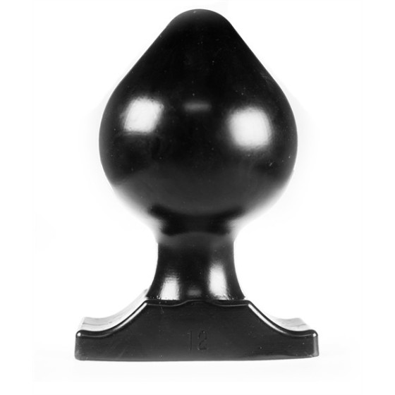 Plug XXL All Black 19 x 12cm Noir