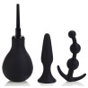 Kit Explorer Plairi Anal - Poire de lavement + plugs