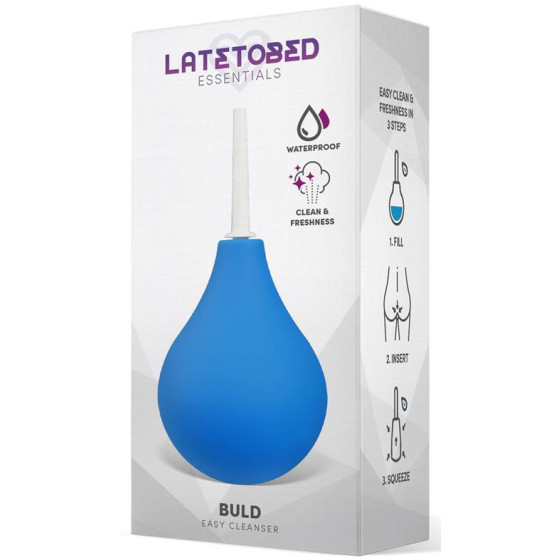Poire de lavement Buld Easy Bleue