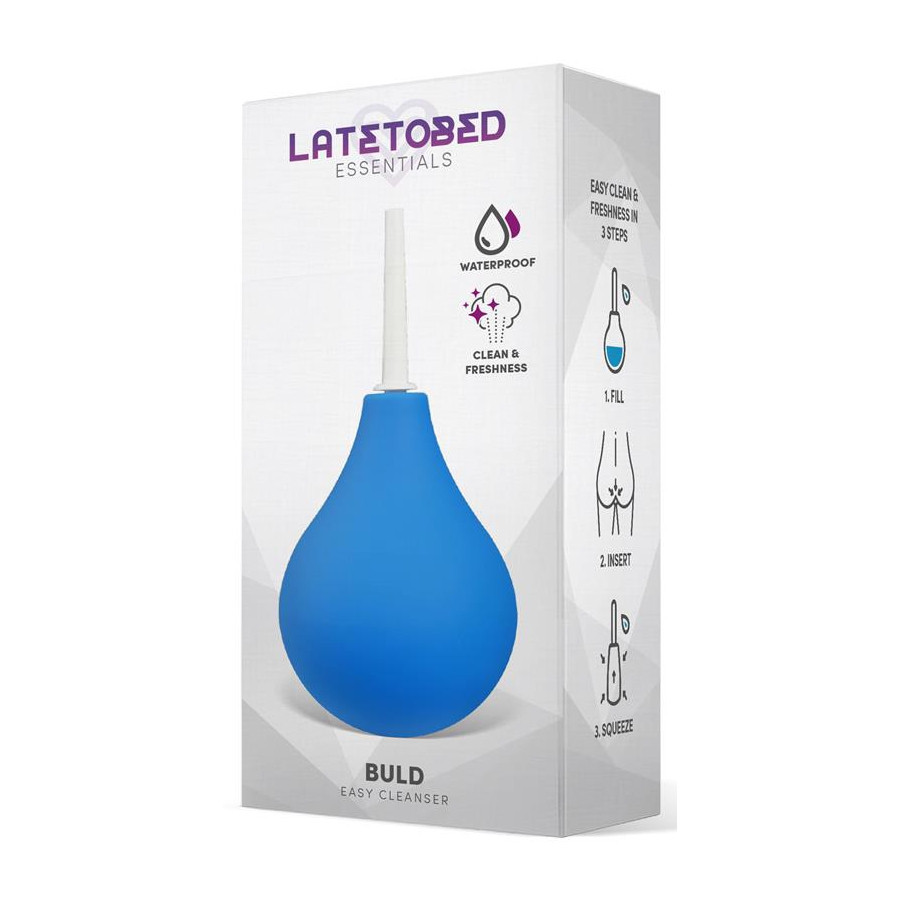 Poire de lavement Buld Easy Bleue