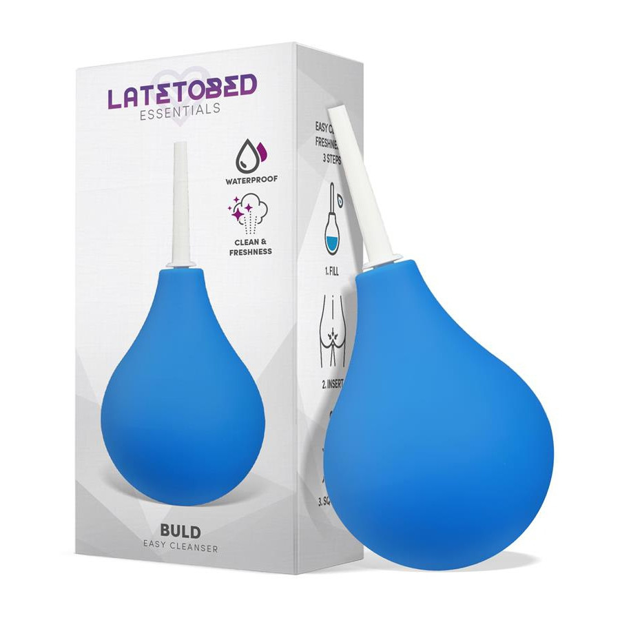 Poire de lavement Buld Easy Bleue