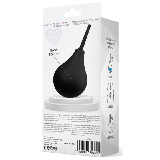 Poire anale Buld Easy Noire