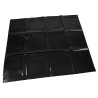 Taie d'oreiller noire en Vinyle 80 x 80cm