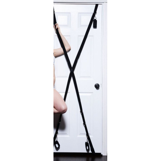 Liens de contrainte pour porte - Noirs