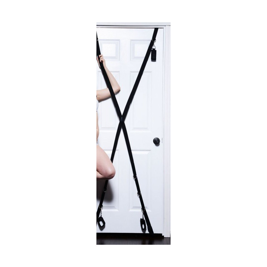 Liens de contrainte pour porte - Noirs