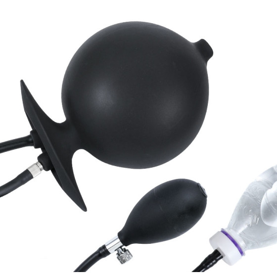 Plug gonflable et Embout de lavement Butt Enema 12 x 11cm