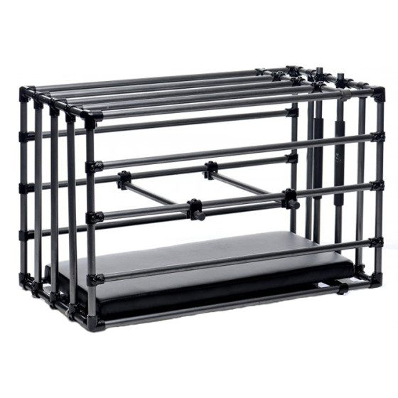 Cage en métal ajustable KENNEL PUPPY Noire