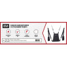 Sling en tissu Mykonos - Set complet -  4 Points Noir
